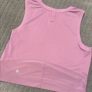Lululemon Lilac Cropped Tank